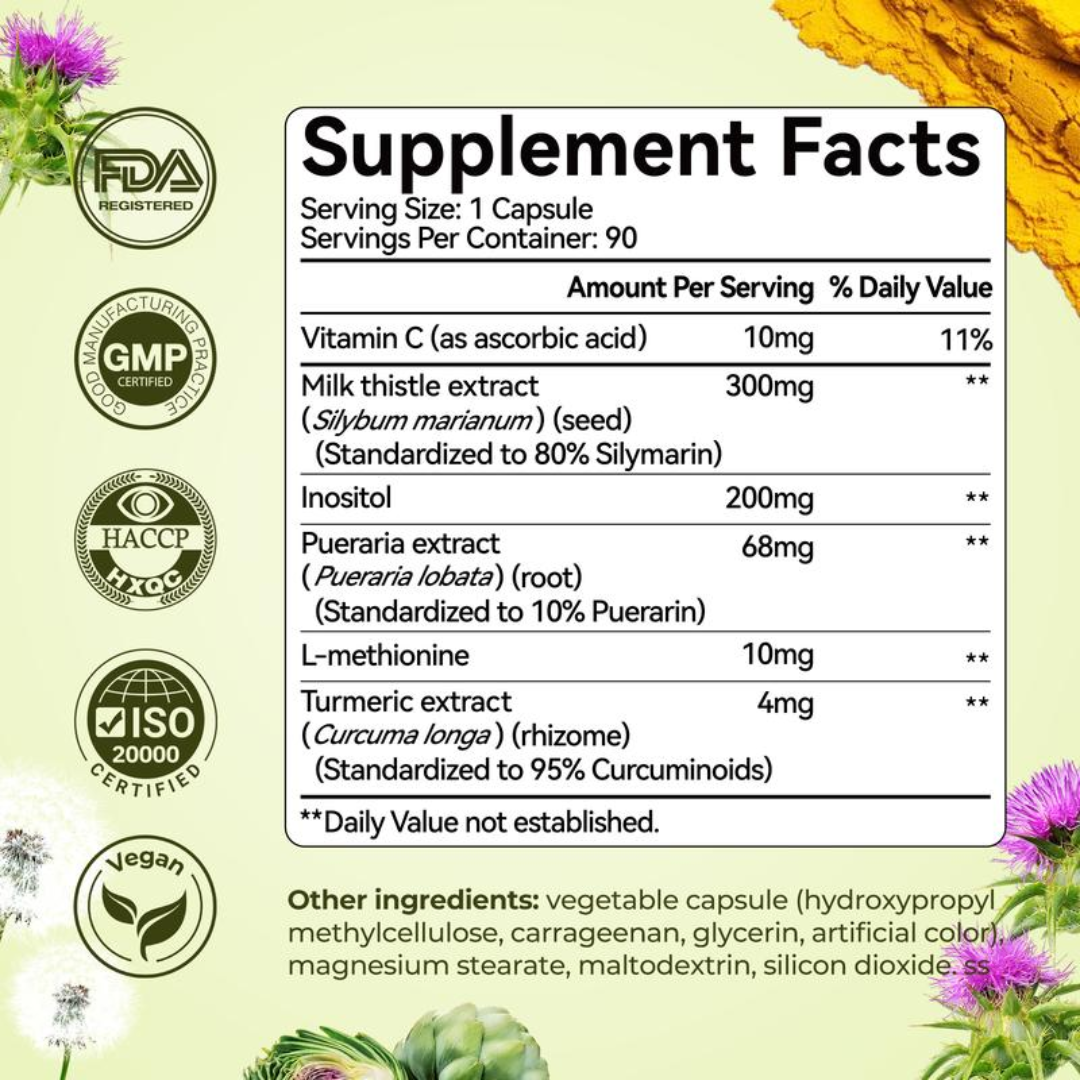 Milk Thistle Liver Detox & Colon Cleanse