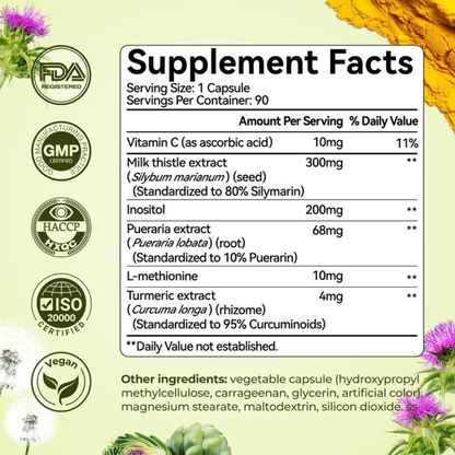 Milk Thistle Liver Detox & Colon Cleanse