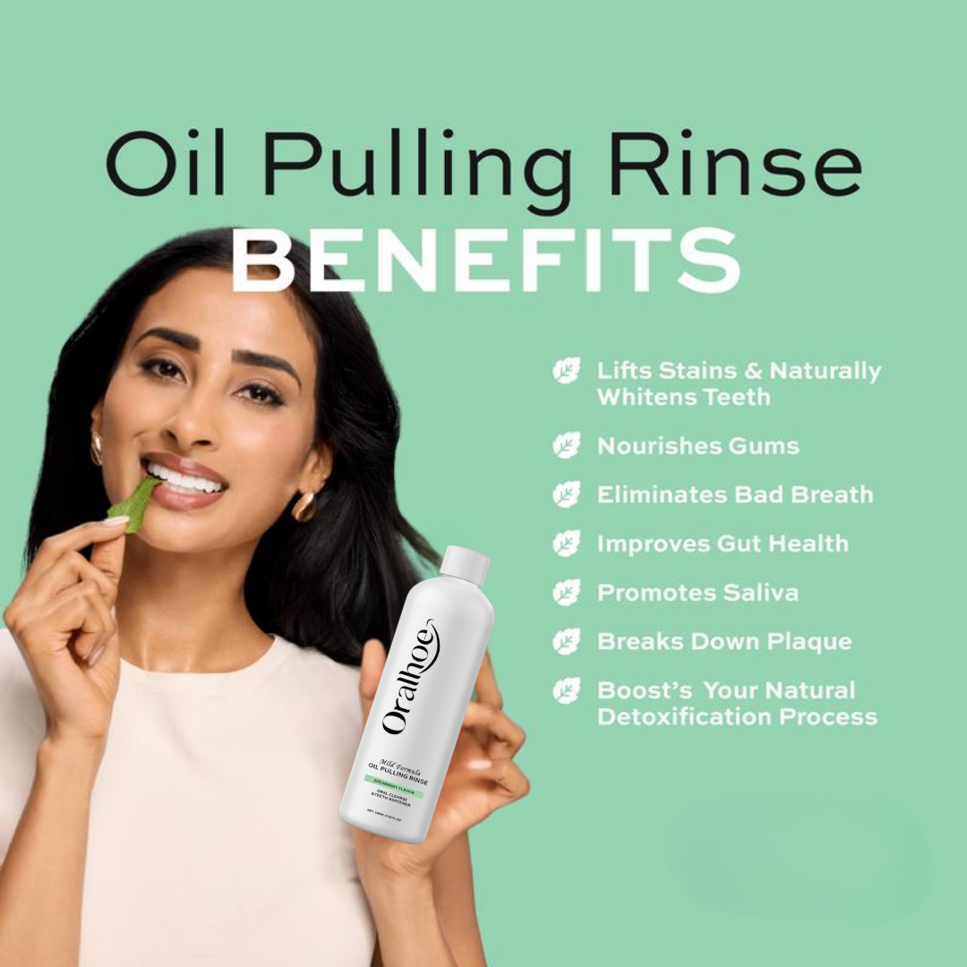 Spearmint Oil Pulling Rinse