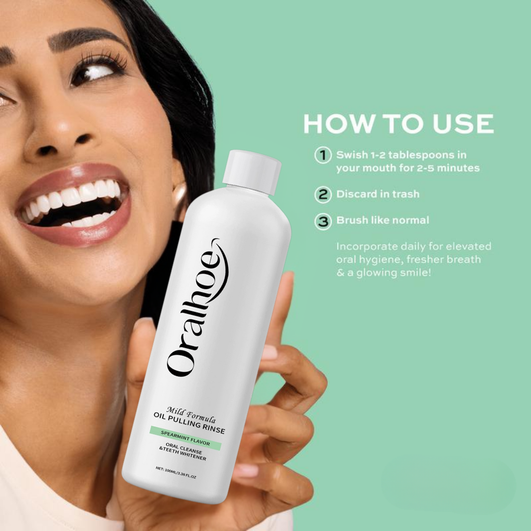 Spearmint Oil Pulling Rinse