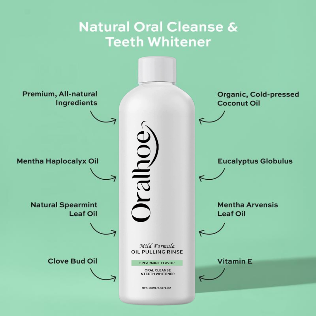 Spearmint Oil Pulling Rinse