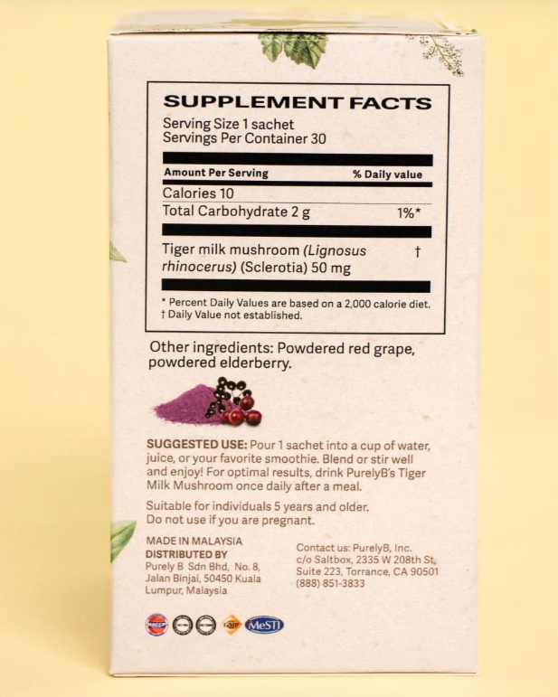 ChewSmart Tiger Milk Mushroom