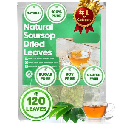 Premium Soursop Graviola Dried Leaves
