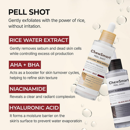 Peel Shot Glow Rice Ampoule Duo