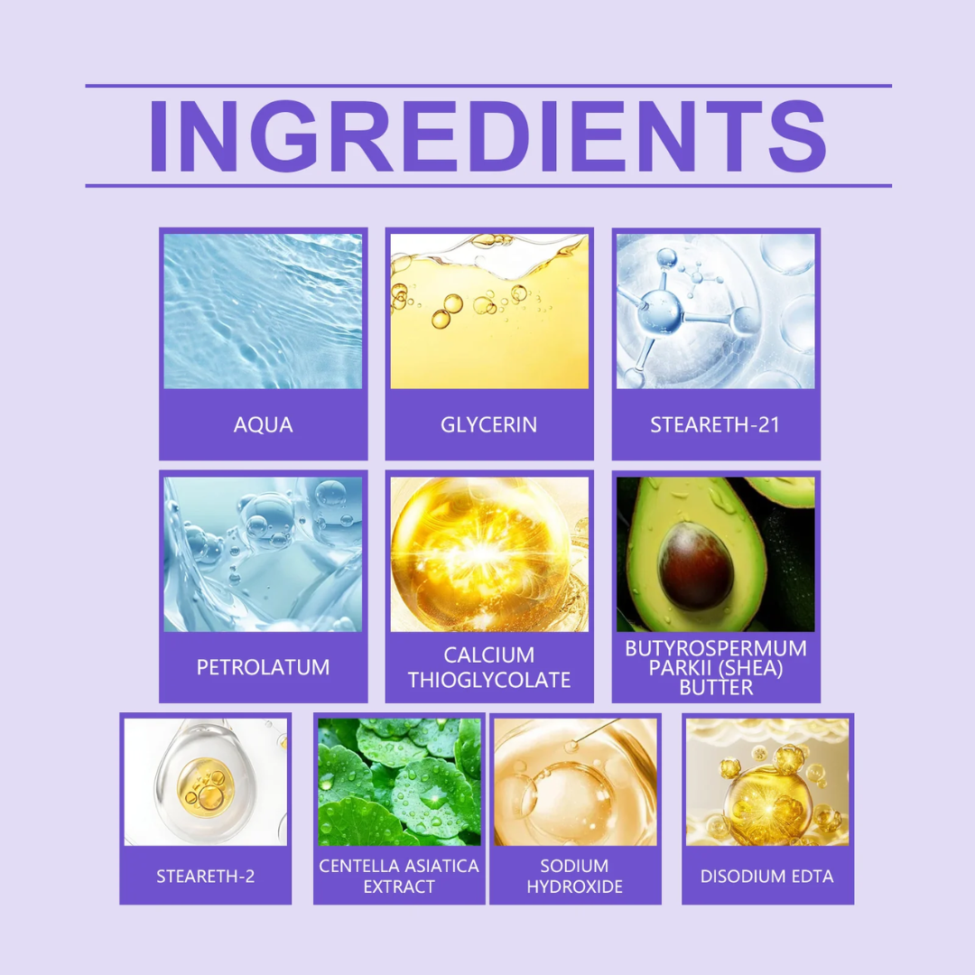 Gentle and Painless Facial Hair Removal Cream