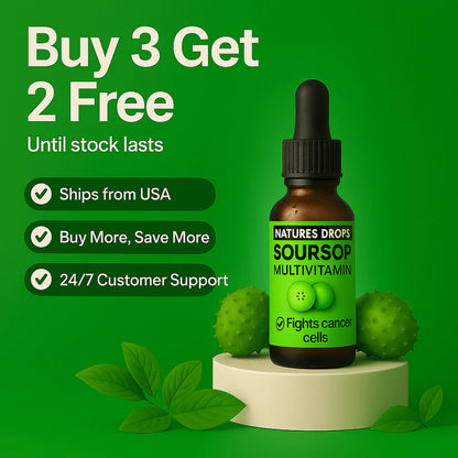 NaturesDrops Soursop Extract - Fights Cancer Cells