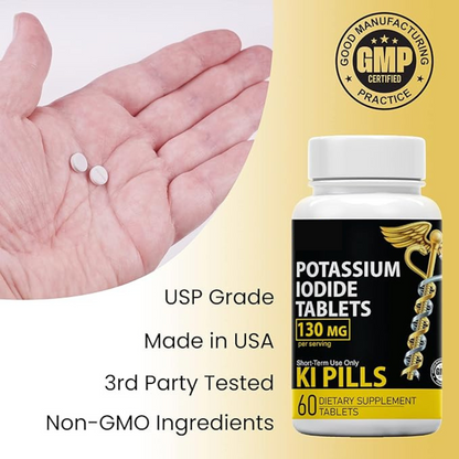 USP Grade Potassium Iodide Tablets