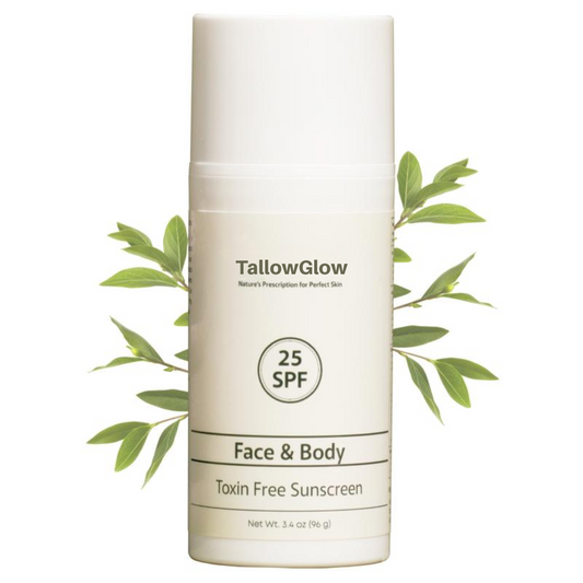 TallowGlow Non-Toxic Sunscreen SPF 25