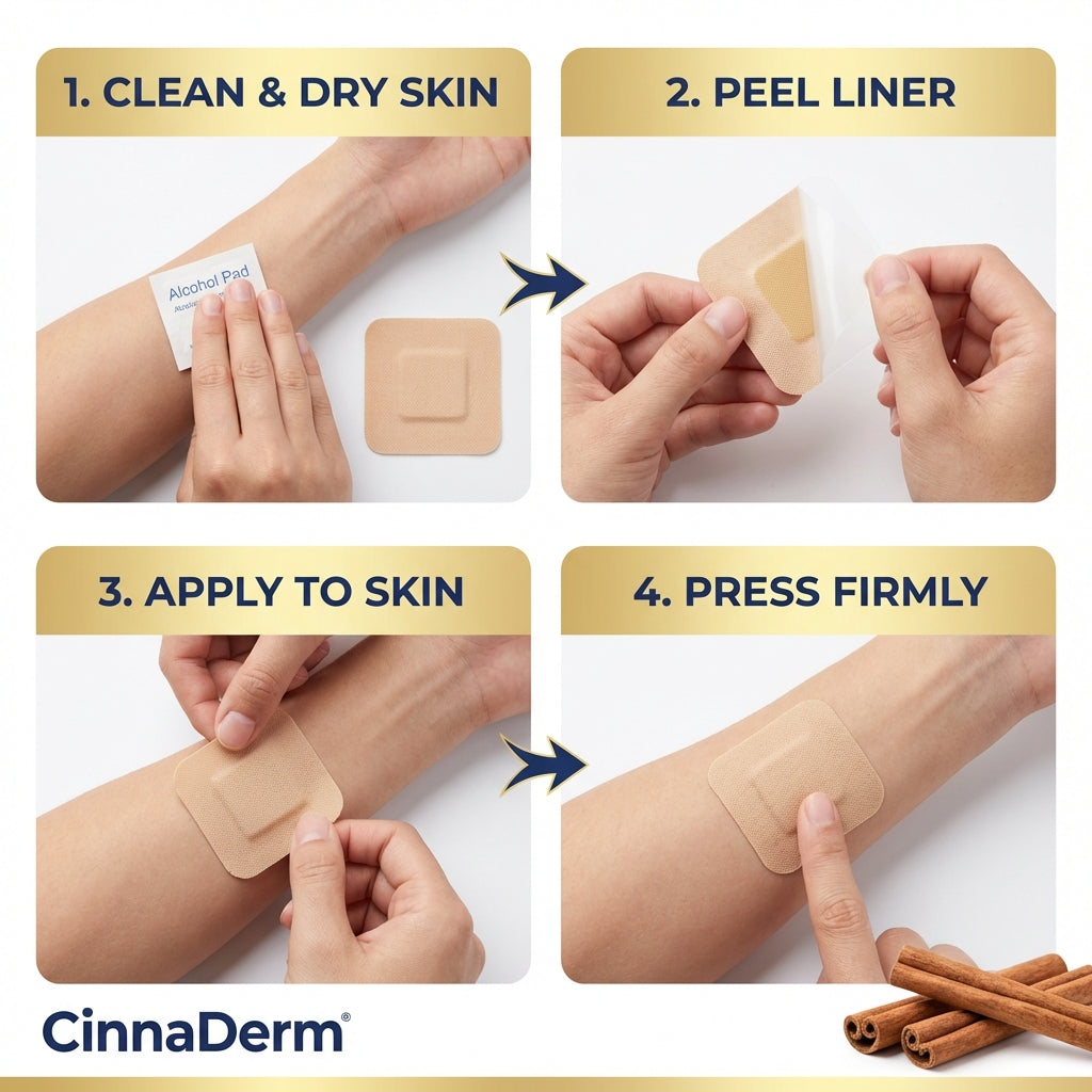 CinnaDerm Glucose Support Patch