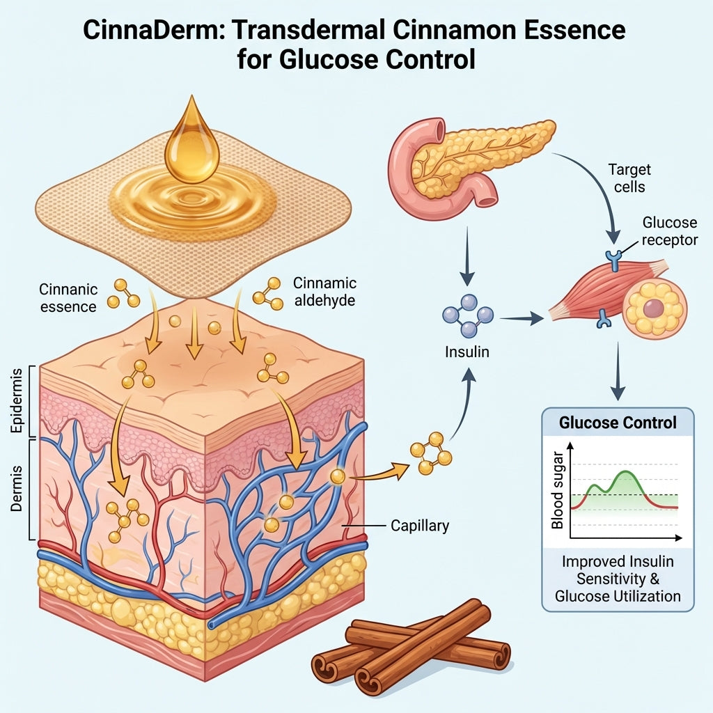 CinnaDerm Glucose Support Patch