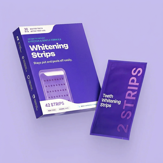 Purple Teeth Whitening Strips