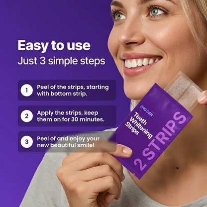 Purple Teeth Whitening Strips