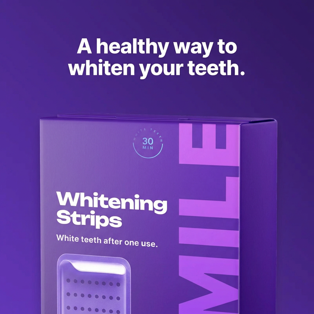 Purple Teeth Whitening Strips