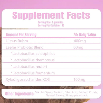 ChewSmart Women's Probiotic+Slippery Elm Gummies