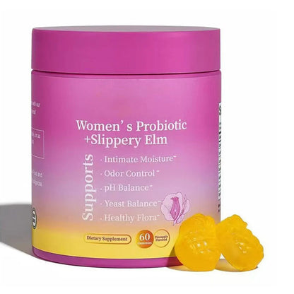 ChewSmart Women's Probiotic+Slippery Elm Gummies