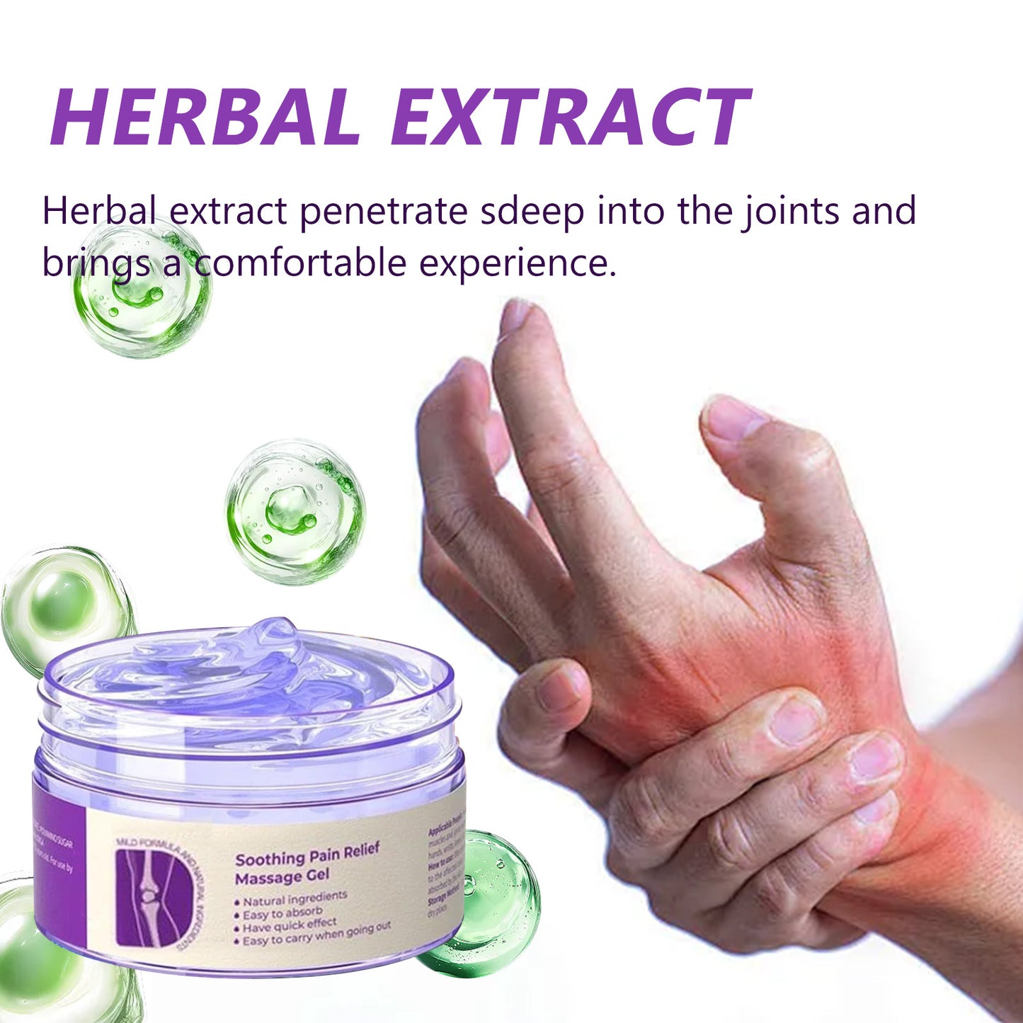 Soothing Pain Relief Massage Gel
