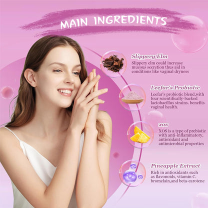 ChewSmart Women's Probiotic+Slippery Elm Gummies