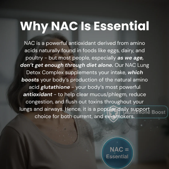 NAC Lung Detox Complex (30 capsules)