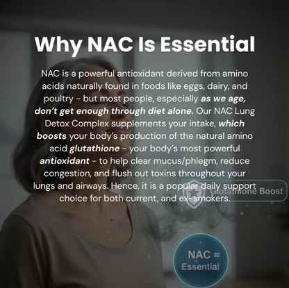 NAC Lung Detox Complex (30 capsules)