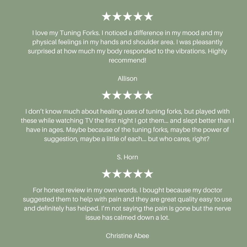 Healing Tuning Fork Set